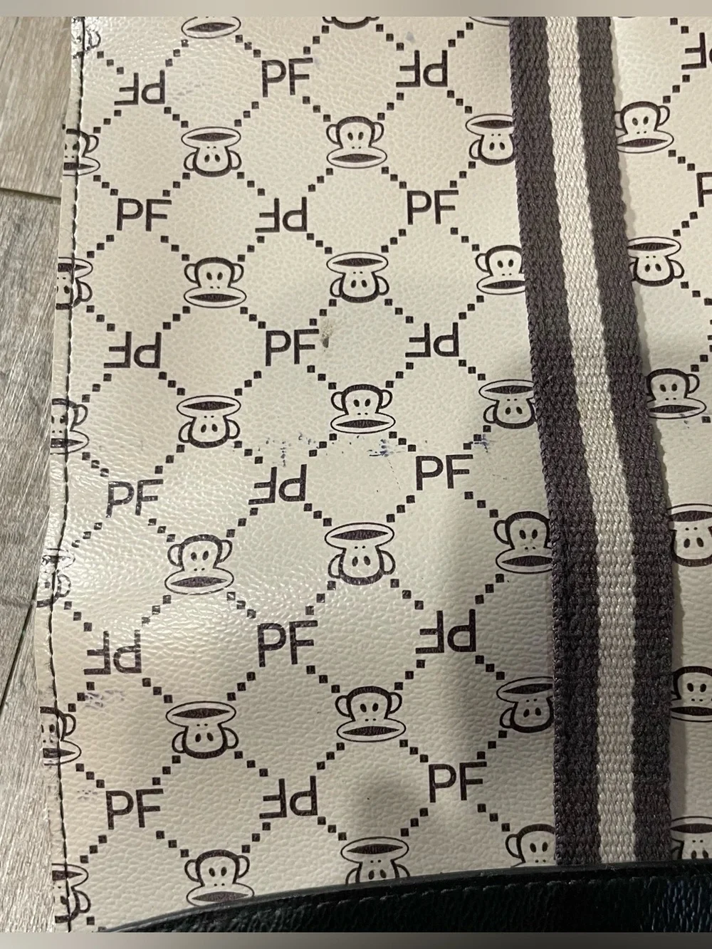 Paul Frank PF Monogram Gucci Style Foldable Wallet Rare